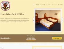 Tablet Screenshot of hotel-hoefler.de